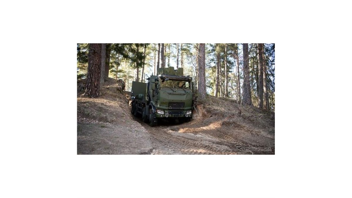 静音モードで60km、スカニアのハイブリッドトラック…フランス防衛