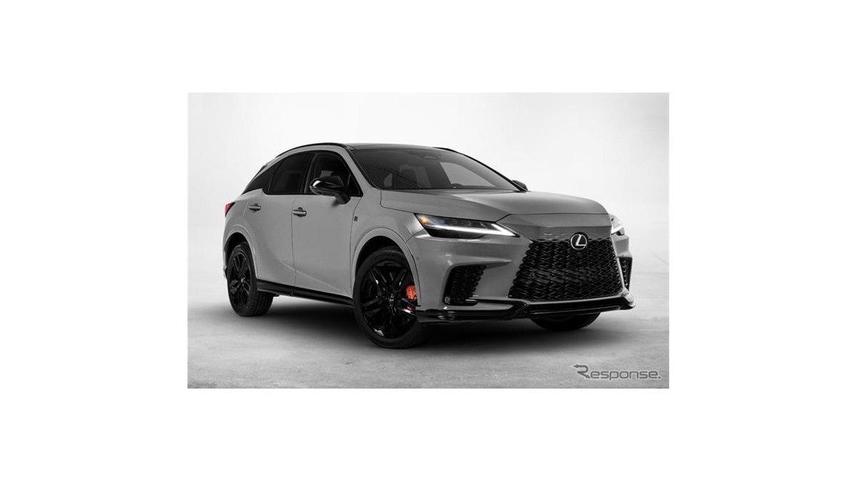 レクサス RX、2025年モデルに「ブラックライン」、オレンジ