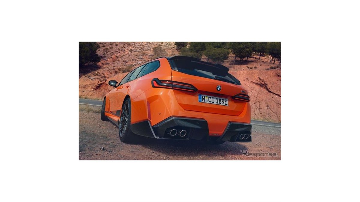 BMW『M5ツーリング』新型、チタンやカーボンを惜しみなく装着「M