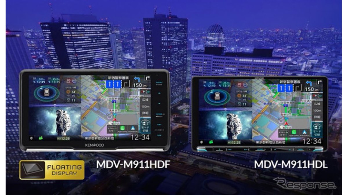 最上位シリーズがApple CarPlay/Android Auto対応、ケンウッド『彩速