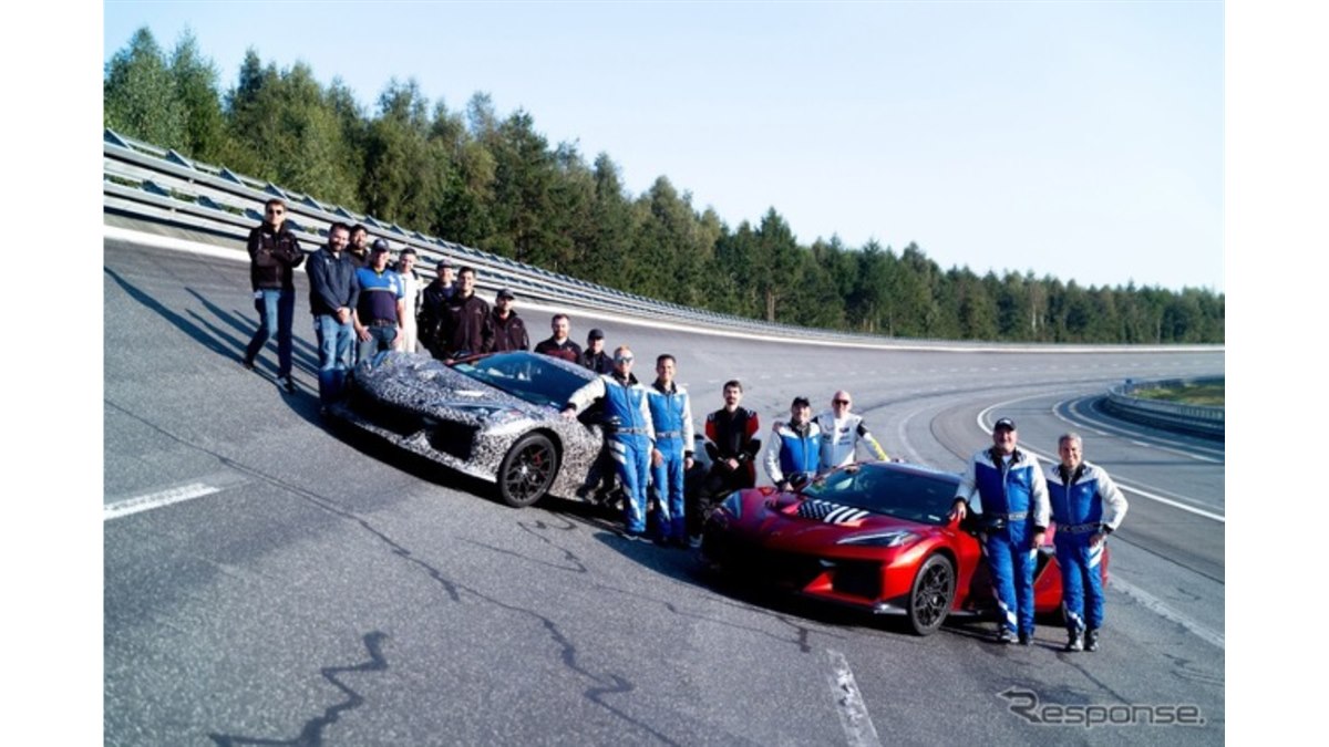 シボレー・コルベット『ZR1』新型、GM社長が375km/hの最高速を記録…100