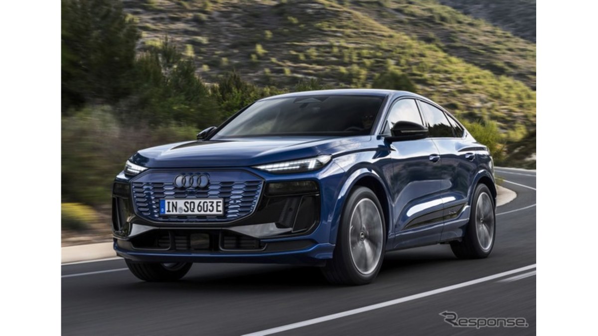 アウディ最新のBEV専用SUV、Q6 e-トロンにクーペ・ルックの