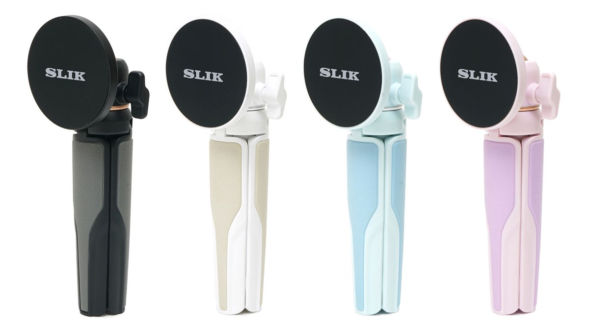 SLIK、自撮り棒としても使えるMagSafe対応のミニ三脚「マグネポッド