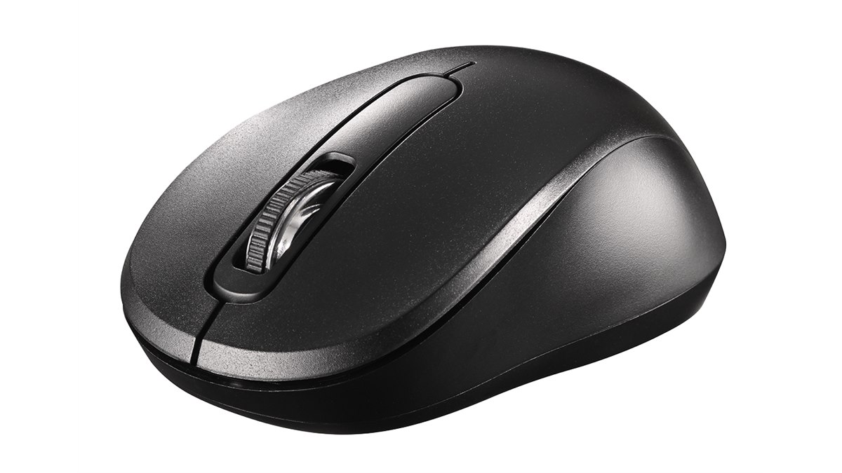 ワイヤレスマウス　まとめ売り　25台 1,980円、左右対称デザインのBluetoothマウス「BSMRB010BK