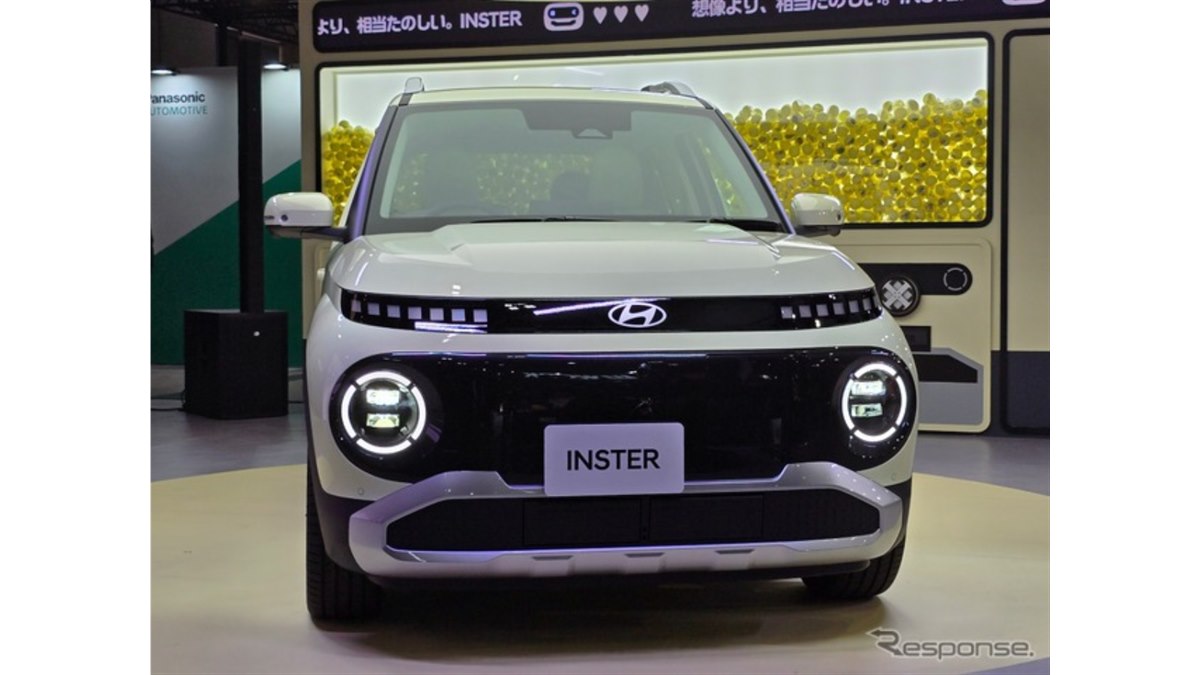 日本の軽に挑戦？スモールEV『インスター』をヒョンデが発表…東京