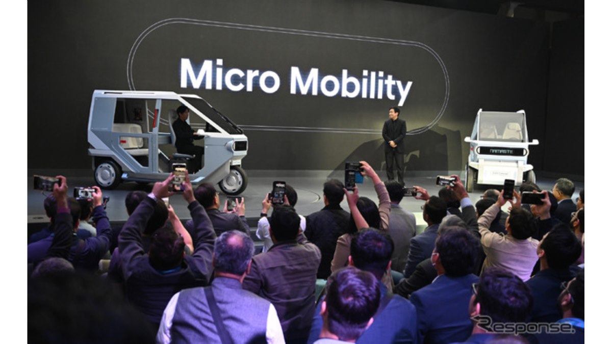 ヒョンデ、次世代電動三輪・四輪コンセプト発表…インドのラストマイル