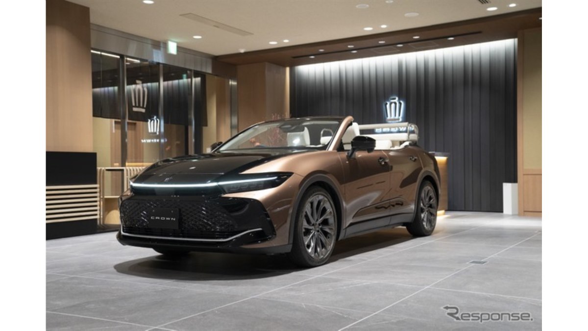 トヨタ『クラウン・オープンカー』…特別仕様を開発、製作する