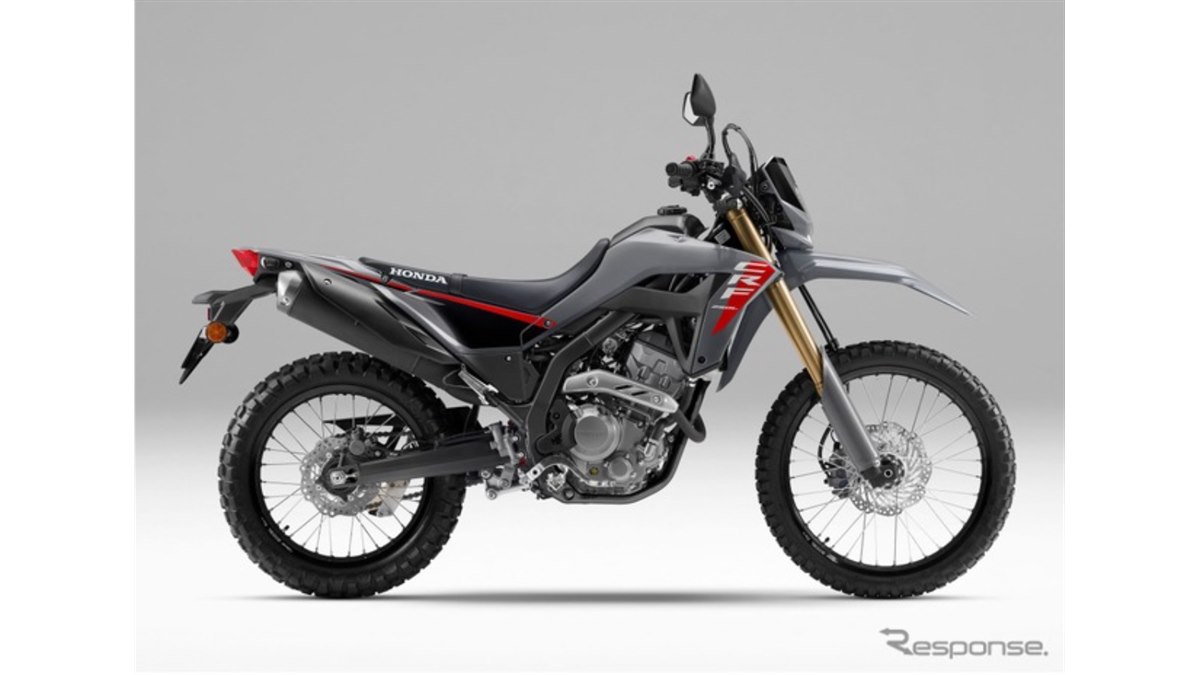 HONDA CRF250L黒/赤 ストライプデザイン 東京・名古屋でみたあのルックスを、あなたのCRF250Lに。デュアル