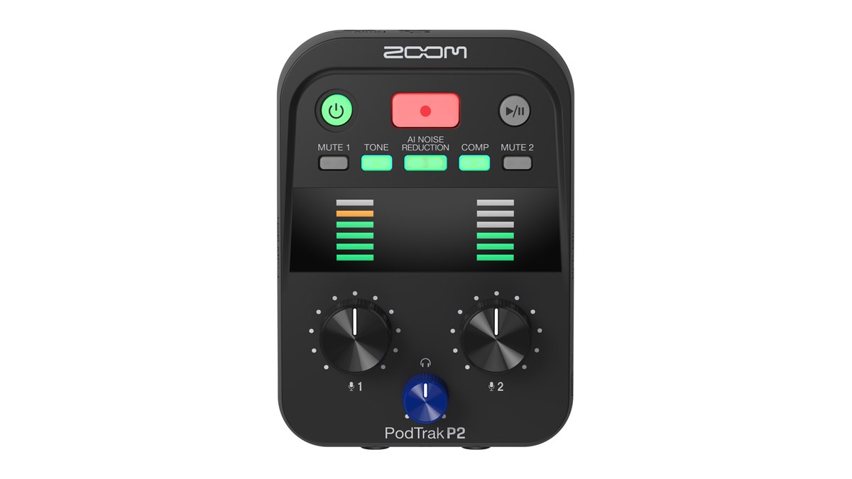 ZOOM、ポッドキャスト収録向けUSBマイク用レコーダー「PodTrak
