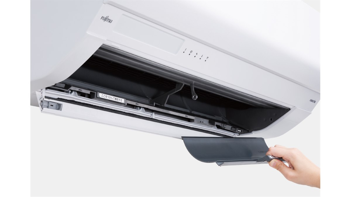FUJITSU ルームエアコン　ノクリア 主に11畳用】デザイン性に優れた見た目もいいエアコン。富士通ノクリア