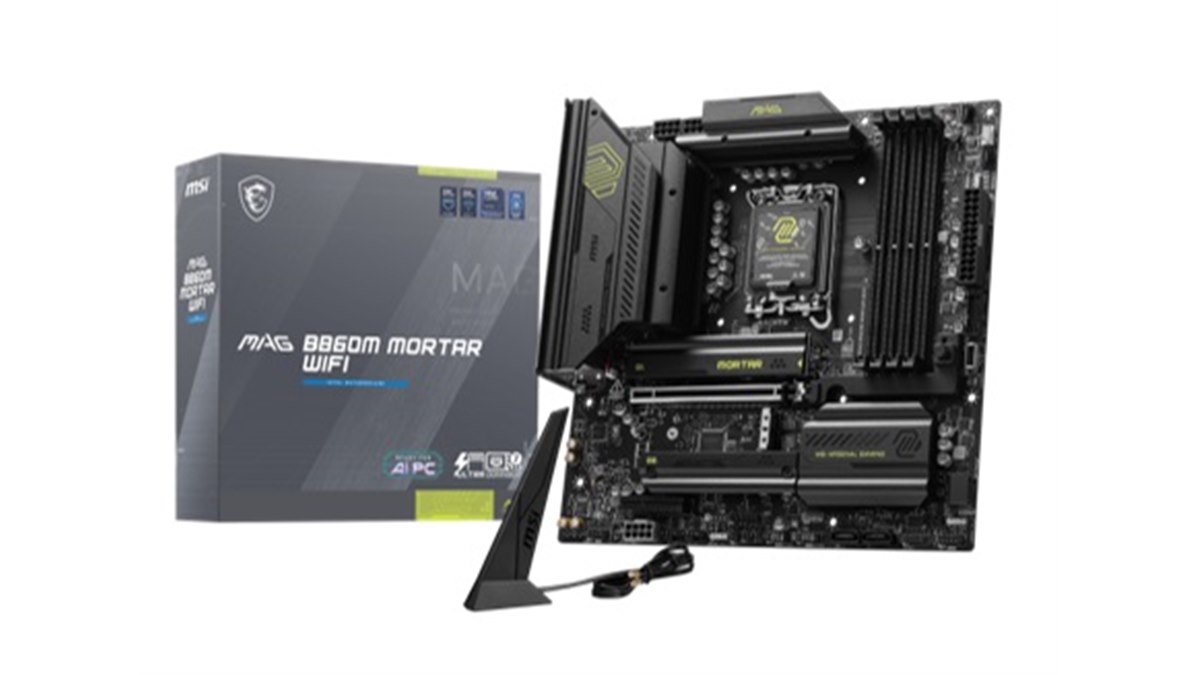 MSI、「Intel B860」を搭載したゲーミングマザー「MAG B860M MORTAR