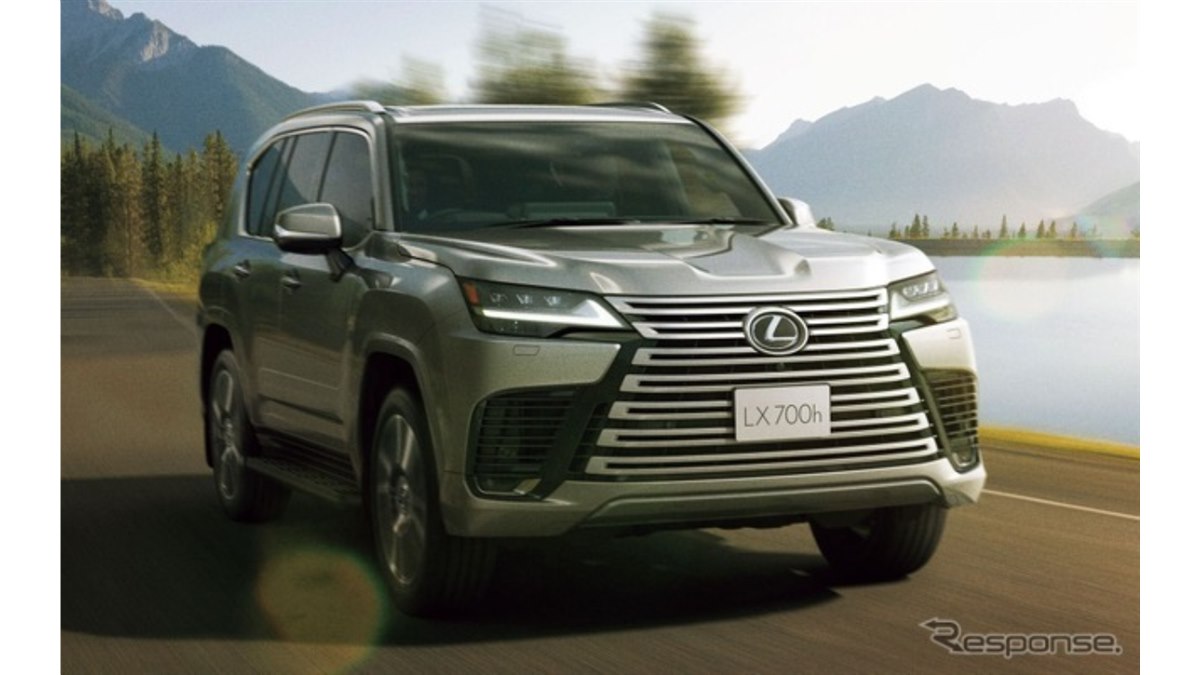 レクサス『LX』初の電動モデル「700h」、ダンロップ「GRANDTREK H/T31