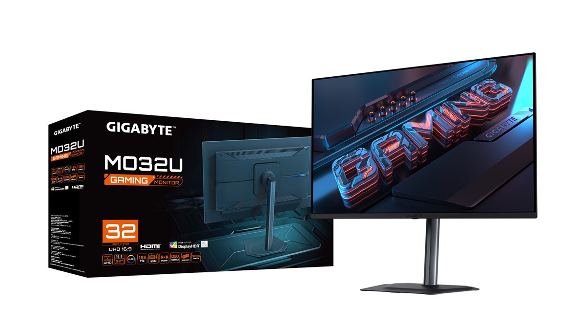 GIGABYTE、有機ELパネルを搭載した31.5型4Kゲーミングモニター GIGABYTE、有機ELパネルを搭載した31.5型4Kゲーミングモニター