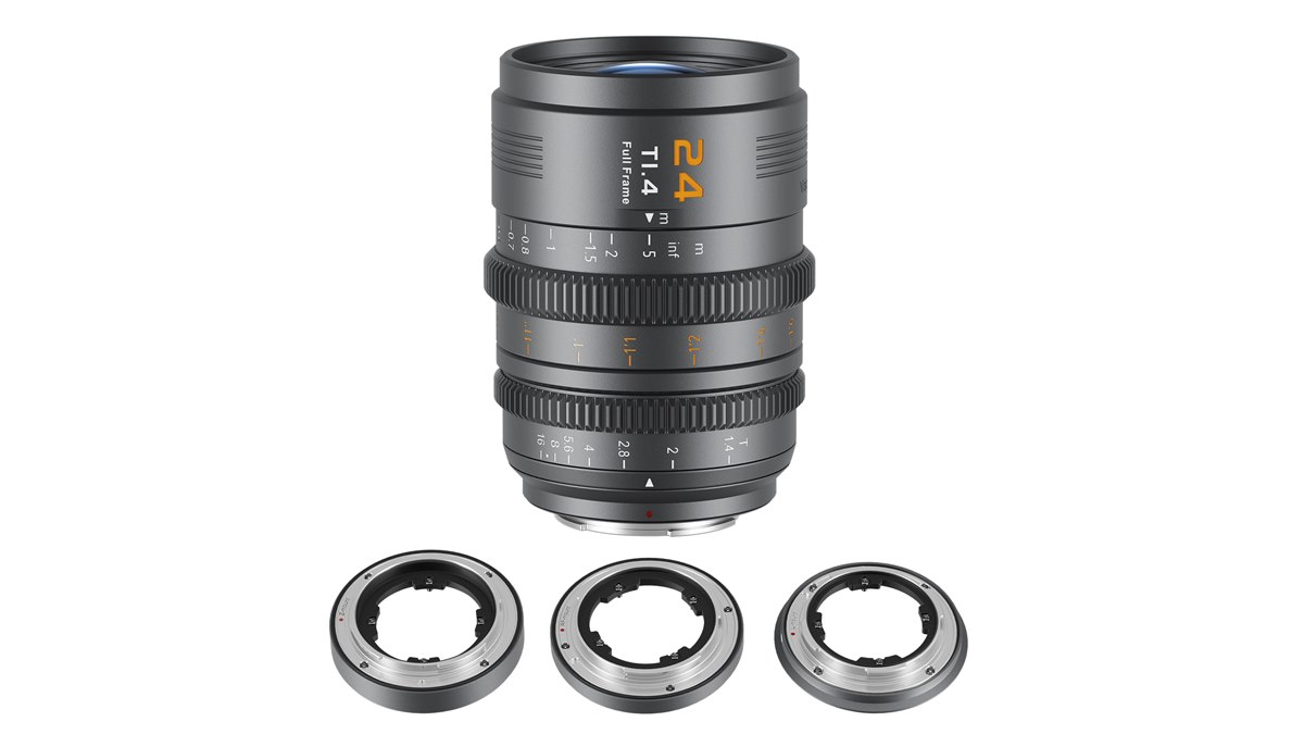 SIRUI、マルチマウントに対応した24mm広角レンズ「SIRUI VP-1