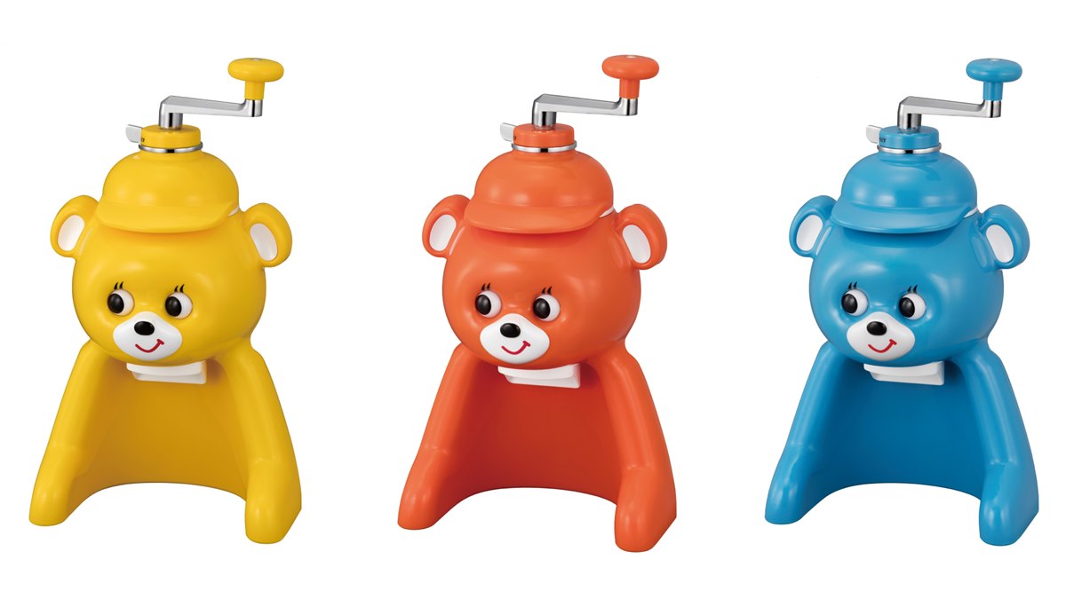 きょろちゃん タイガー 氷削り器 ブルー 復刻版 かき氷機 ABF-G100 タイガー、“昭和100年”に再復刻するかき氷器「きょろちゃん ABF