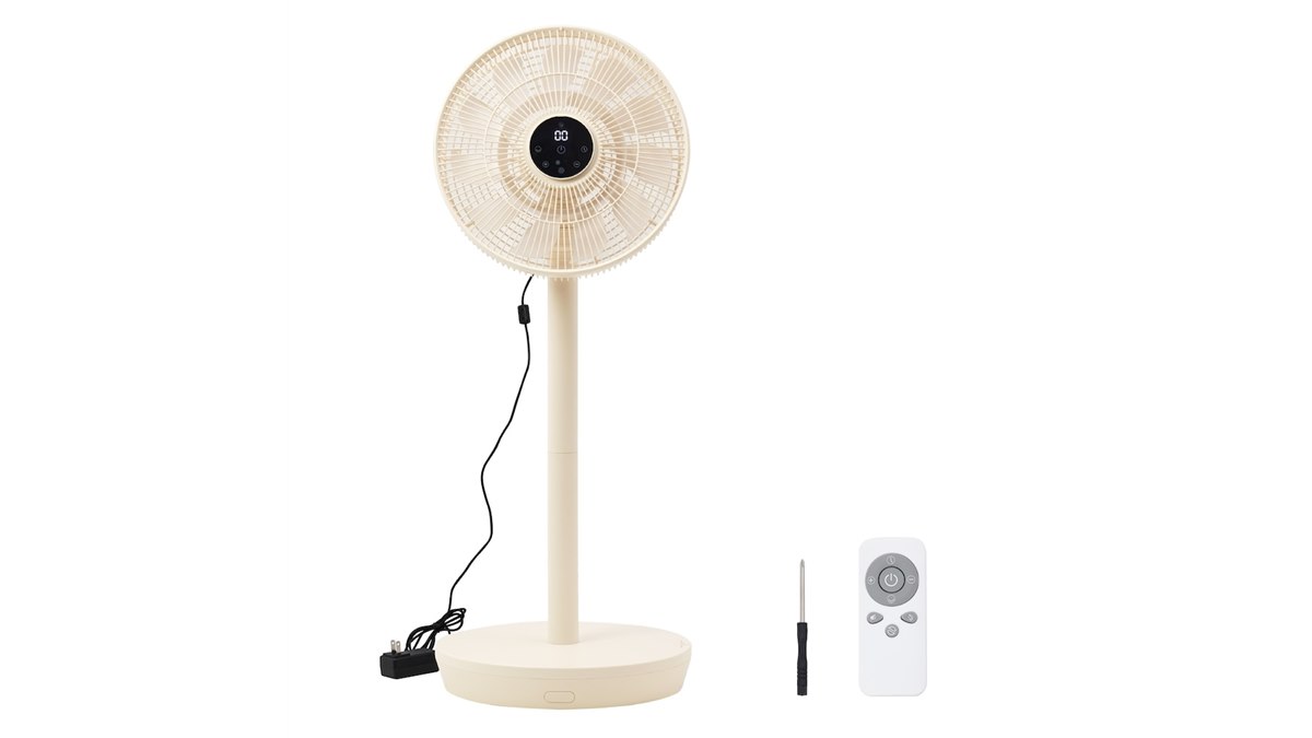 のれる扇風機　未使用 MODERN DECO 扇風機 逆回転 サーキュレーター機能付き扇風機 DC