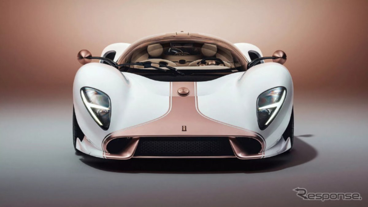 デ・トマソ、新型スーパーカー『P72』正式発表 限定72台をオーダー