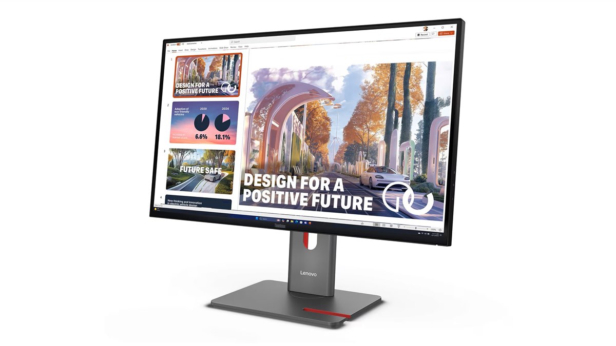 レノボ、2560×1440表示に対応した27型液晶ディスプレイ2モデル