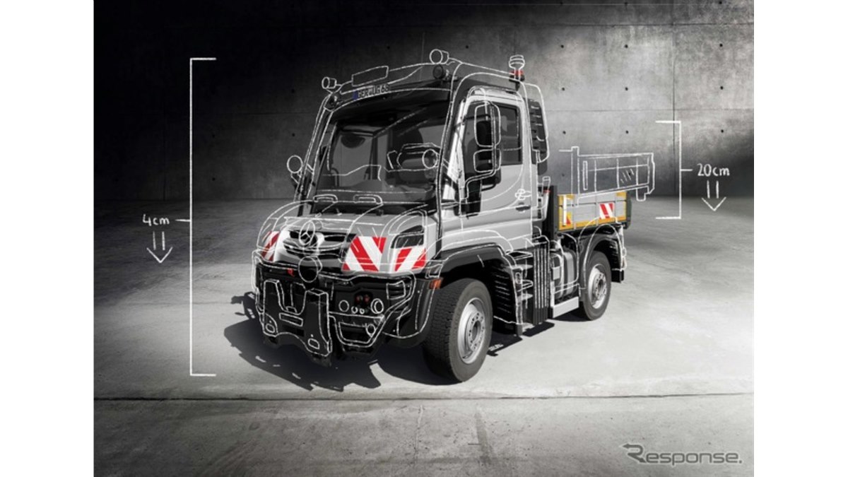 メルセデスベンツ『ウニモグ』、低床仕様登場…荷台高1200mm以下