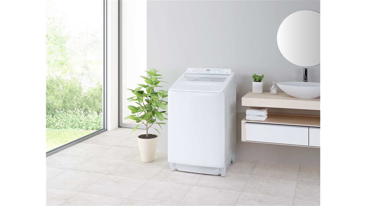 東芝、「抗菌ウルトラファインバブル洗浄W」を搭載する全自動