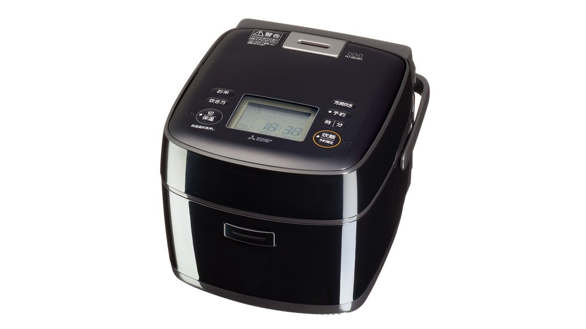 MITSUBISHI ELECTRIC NJ-ST06R 炭炊釜炊飯器18年製 三菱電機、「うま早モード」を新搭載した3.5合炊き炊飯器「備長