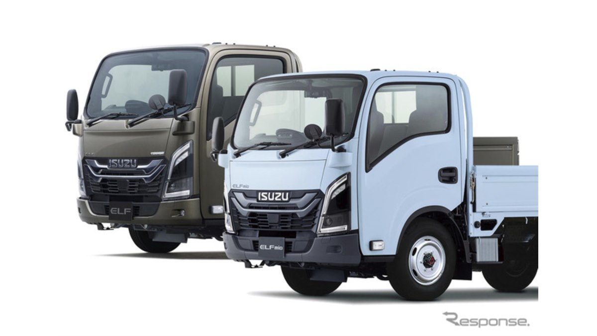 いすゞ、小型トラック『エルフ』4WDを刷新…新型「エルフミオ」4WDも