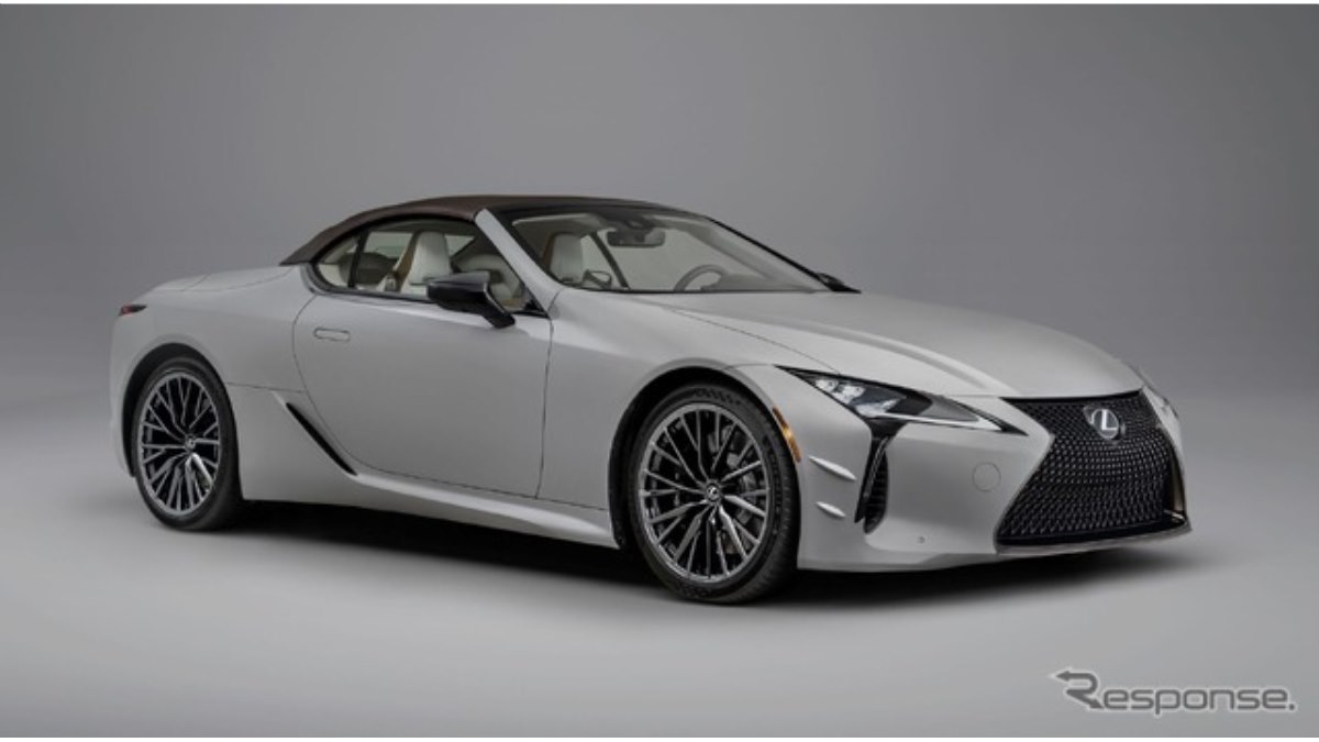 レクサスLC500コンバーチブル ウィンドディフレクター 美品】LEXUS LC500 ウィンドディフレクター 純正品（試乗