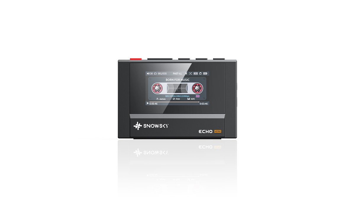 ハイレゾプレーヤー『sky ECHO MINI』＋専用ケース【美品】 For FIIO SNOWSKY Echo Mini Music Payer Protective Case