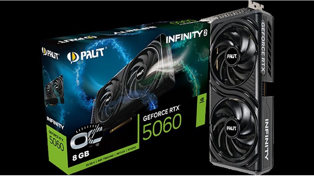 グラフィックボード・グラボ・ビデオカード PALIT GeForce RTX 5060 Ti 8GB Palit、「GeForce RTX 5060」を搭載したOC仕様のビデオカード