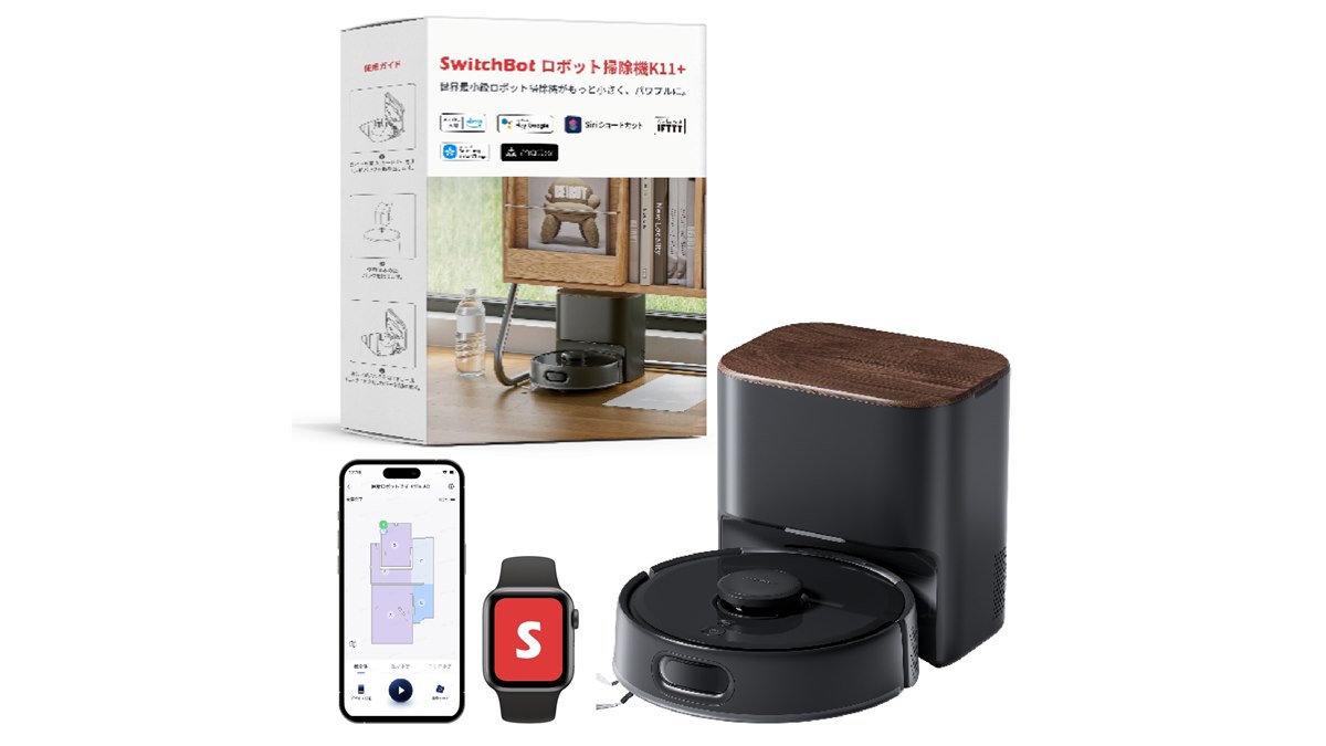 【新品未開封】SwitchBot ロボット掃除機 K11+ SwitchBot ロボット掃除機 K11＋ – SwitchBot (スイッチボット)
