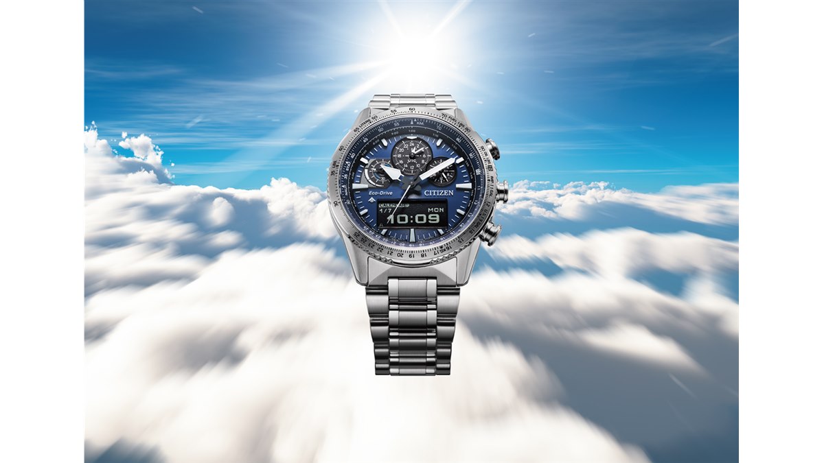 シチズン、コックピットをイメージしたパイロットウォッチ「シチズン
