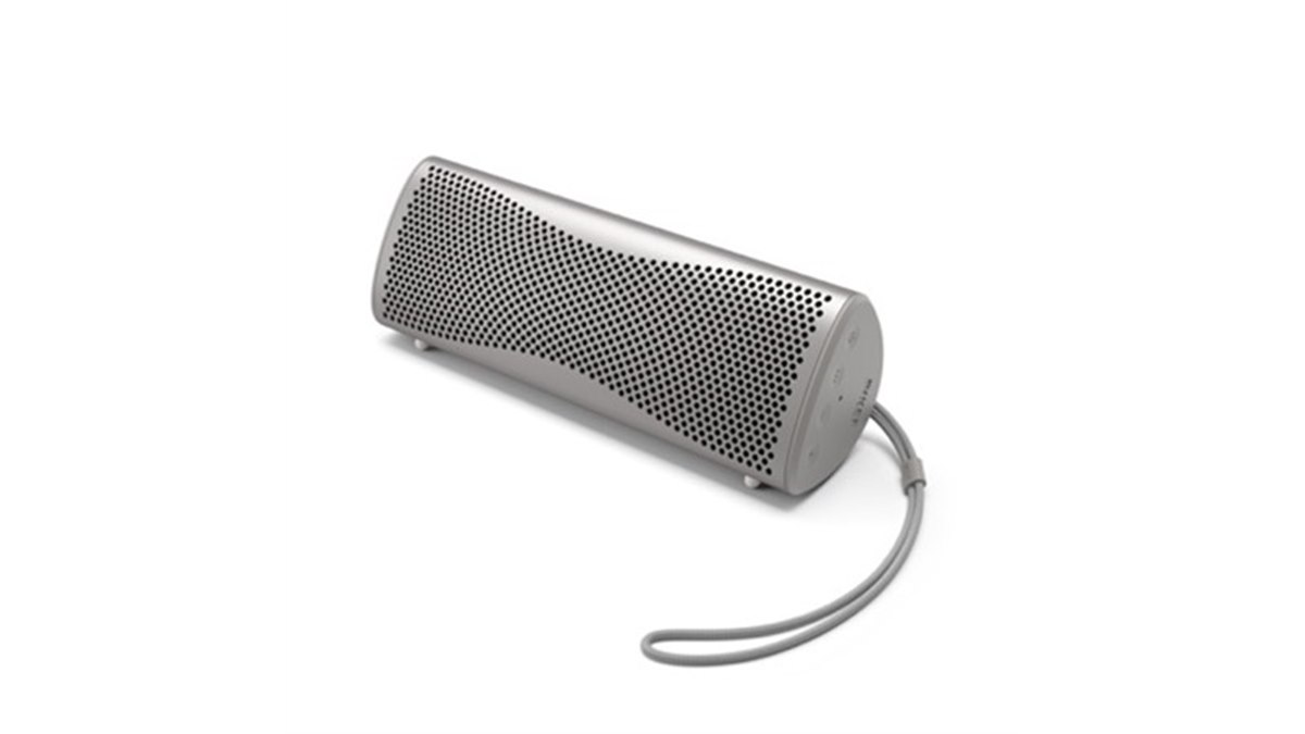KEF MUO ワイヤレススピーカー グレー KEF、aptX Adaptive対応でアイコニックデザインのBluetooth