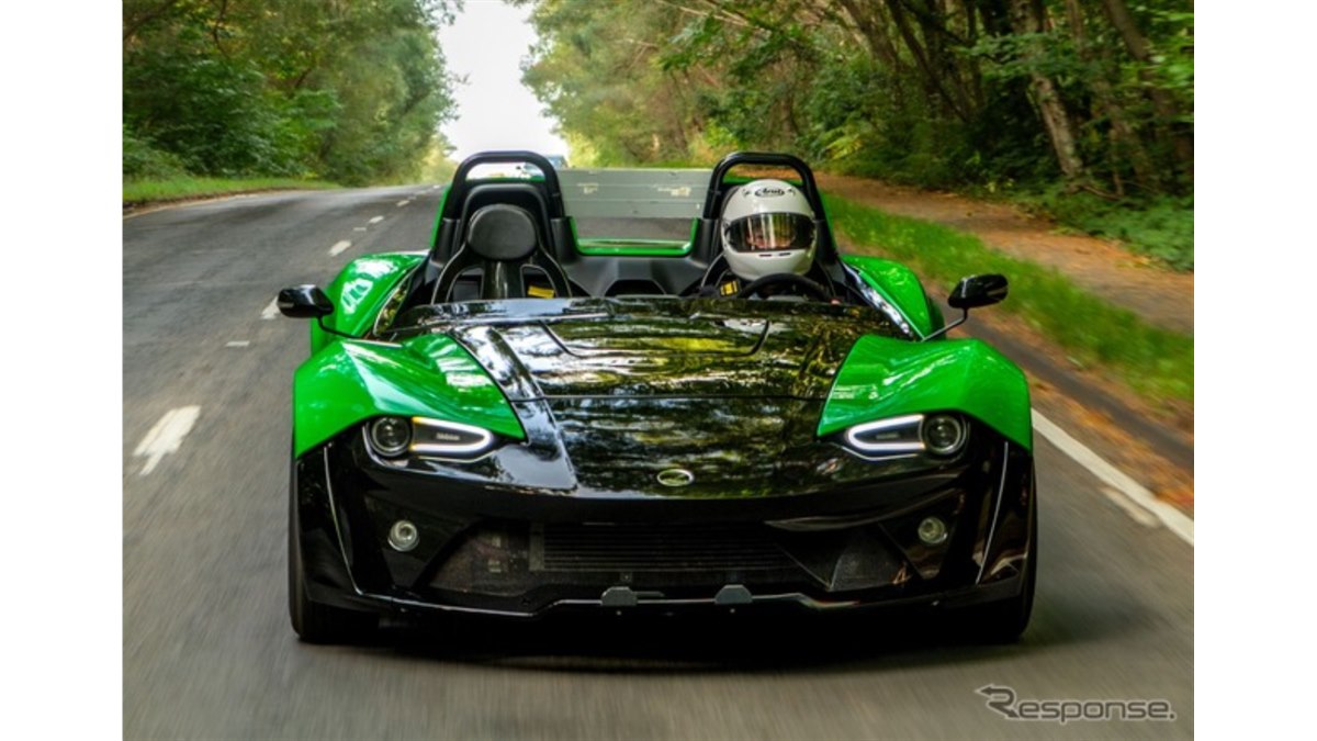 軽量オープン2シータースポーツ『E10 RZ』は790kg、380馬力ターボ＋6速