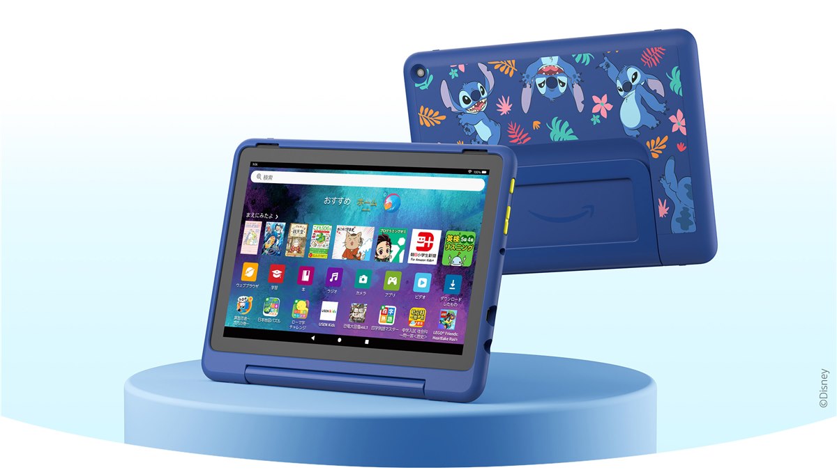 Amazon、「リロ＆スティッチ」をデザインした6歳以上向けタブレット