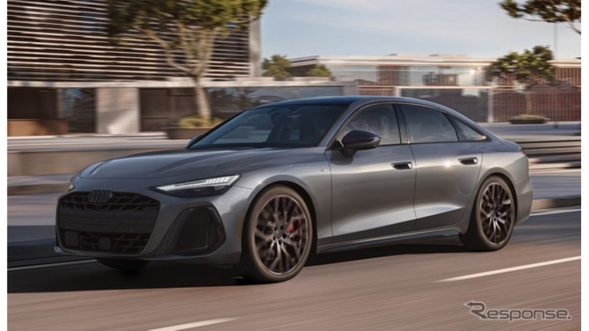 アウディ『A6セダン』新型、米国発表、362馬力のV6ターボのみを設定 