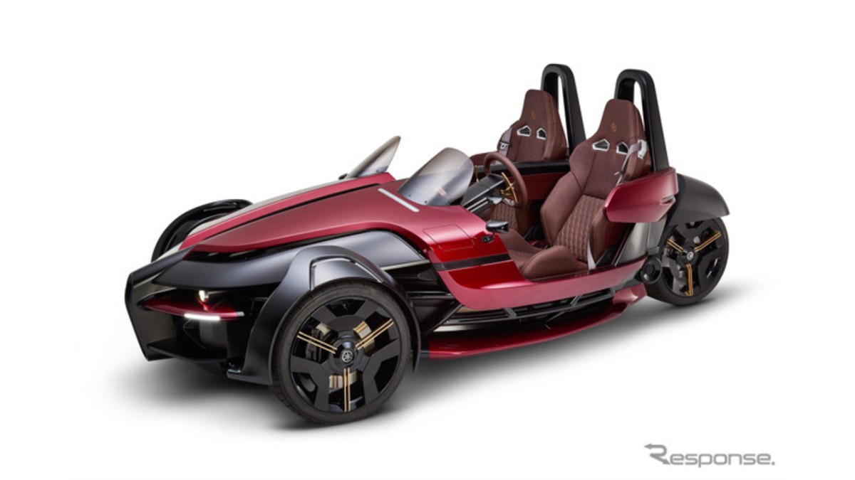 ヤマハ発動機が新型3輪オープンカー、「AIで成長する」2輪車を世界初