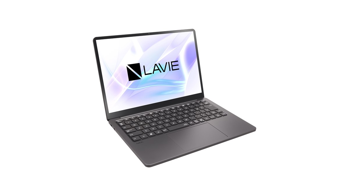 NEC、約1.197kgで長時間駆動・タッチパネルを採用した13.3型ノートPC