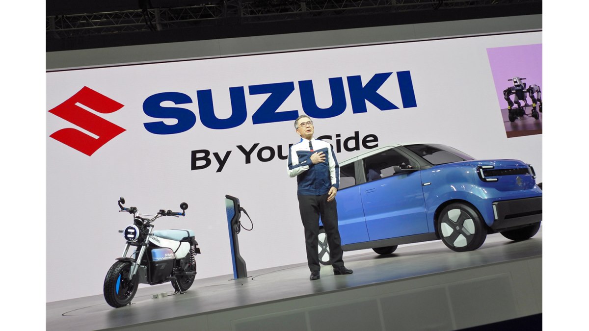 スズキが新型軽BEVや電動レジャーバイクのコンセプトモデルを出展
