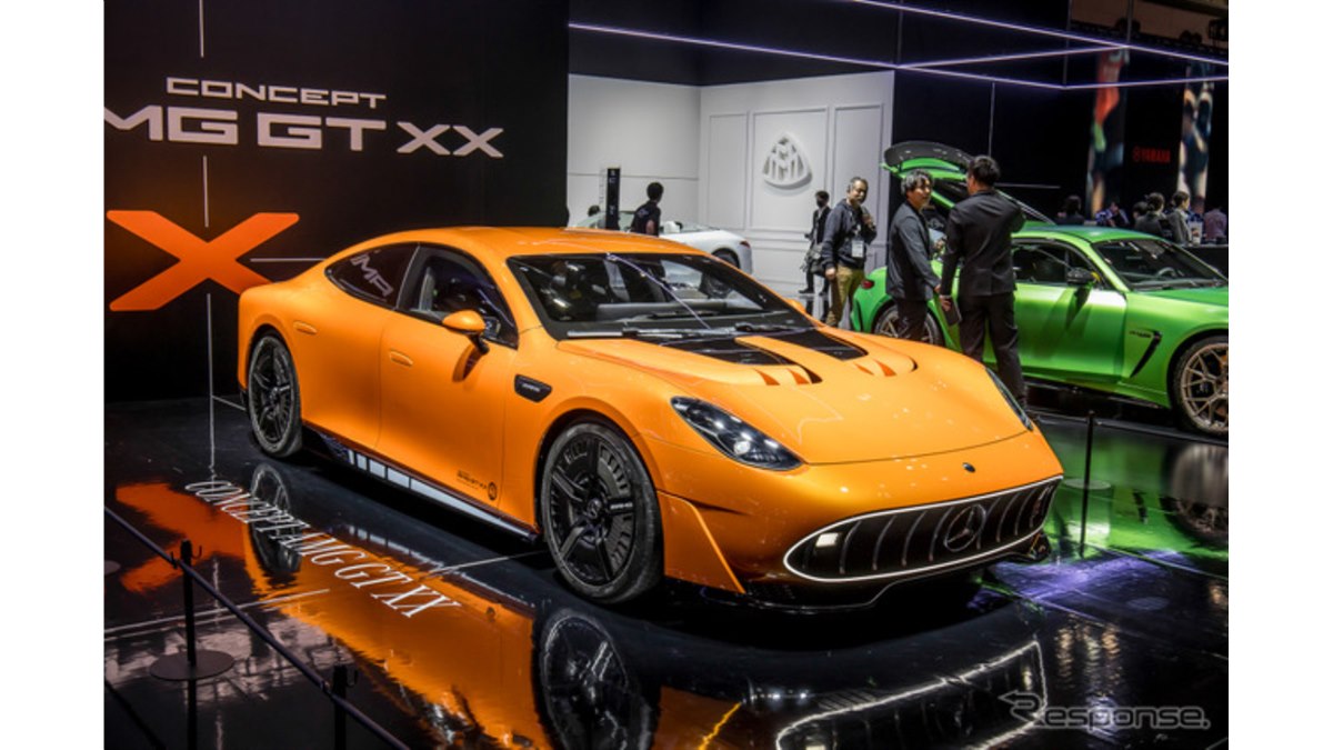 5分で400km分を充電！ メルセデス、未来の4ドアスポーツカー『AMG GT