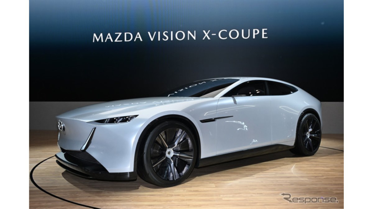 息を呑むような美しさ」マツダ『VISION X-COUPE』に熱視線！ 新時代の