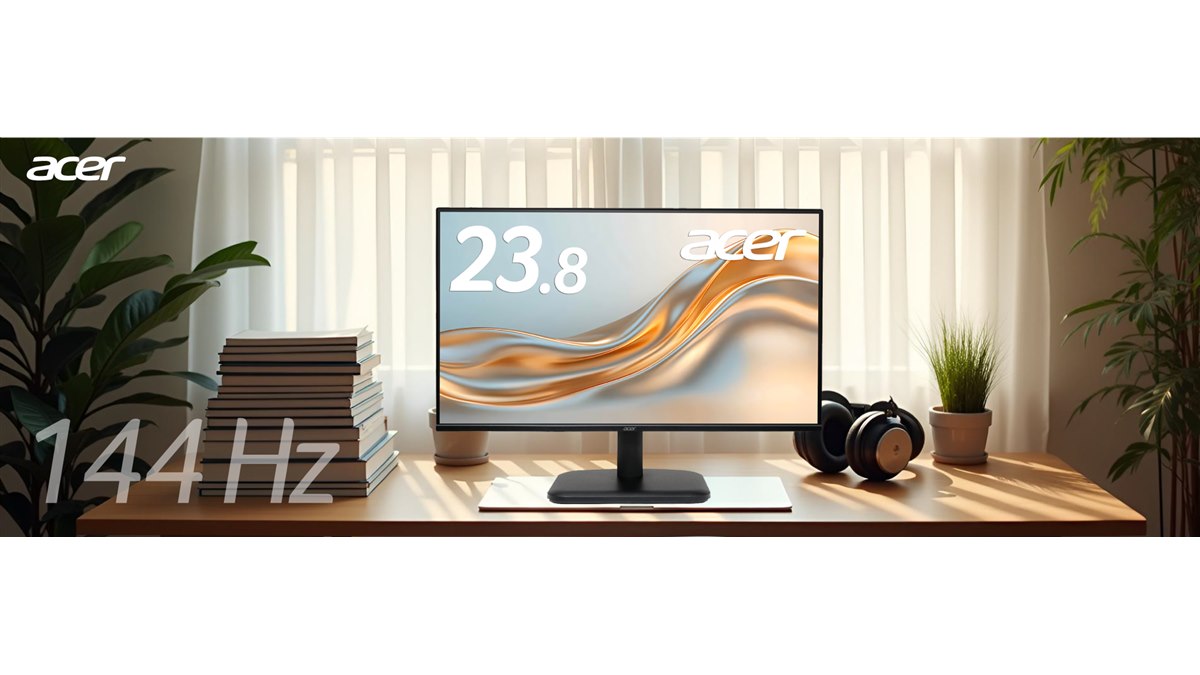 エイサー、フルHD・144HzのIPSパネルを搭載した液晶ディスプレイ6機種