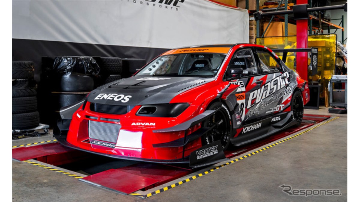 レア車　メカ、プロポ付き　CE-4 CLUB Enthuse ツーリングカー 三菱『ランエボ』を750馬力に、「エボ9 RS」がタイムアタック仕様で