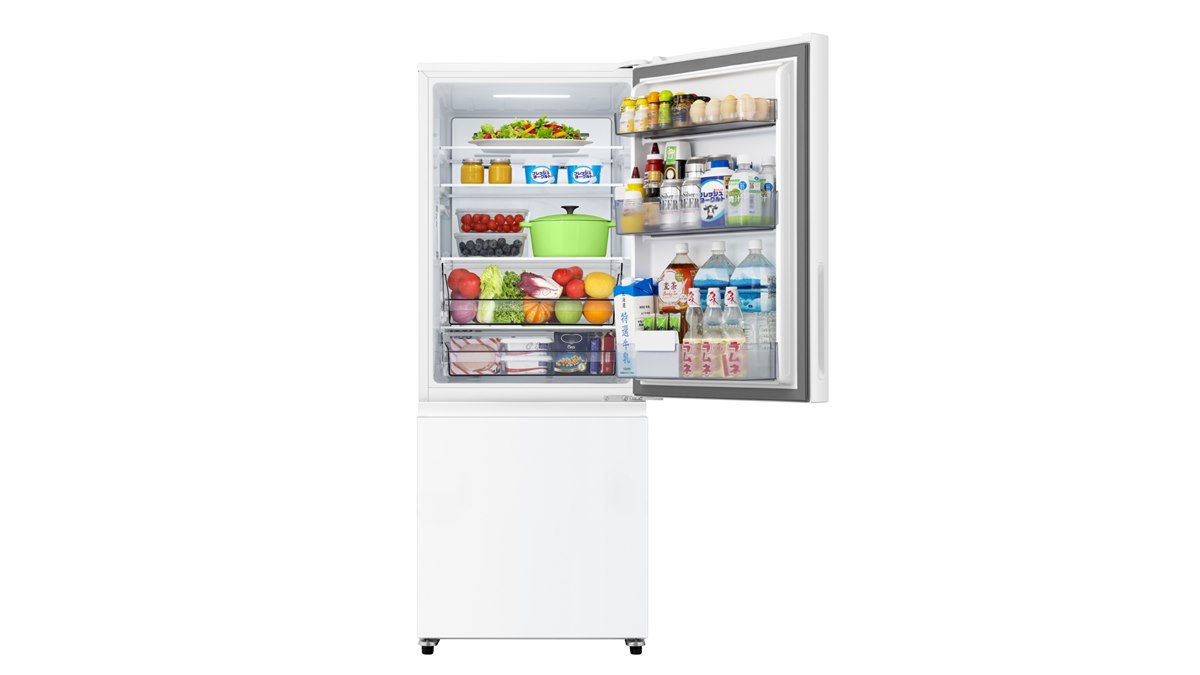 ハイセンス、高さ142cmで奥まで手が届きやすい257Lの2ドア冷蔵庫「HR