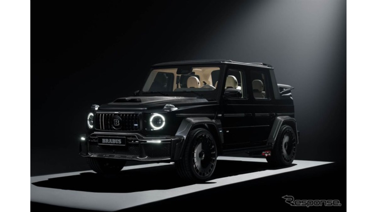 ベンツGクラス ブラバスタイプ カーボン製 minimini321 ブラバス、メルセデスAMG『Gクラス』を800馬力のオープンに…ソフト