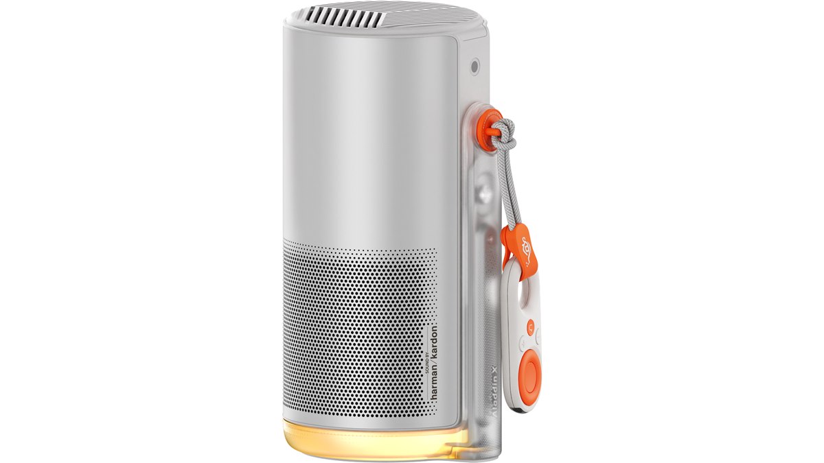 aihana＊garden 出品 Aladdin X、バッテリー内蔵で約1.3kgのフルHDポータブルプロジェクター