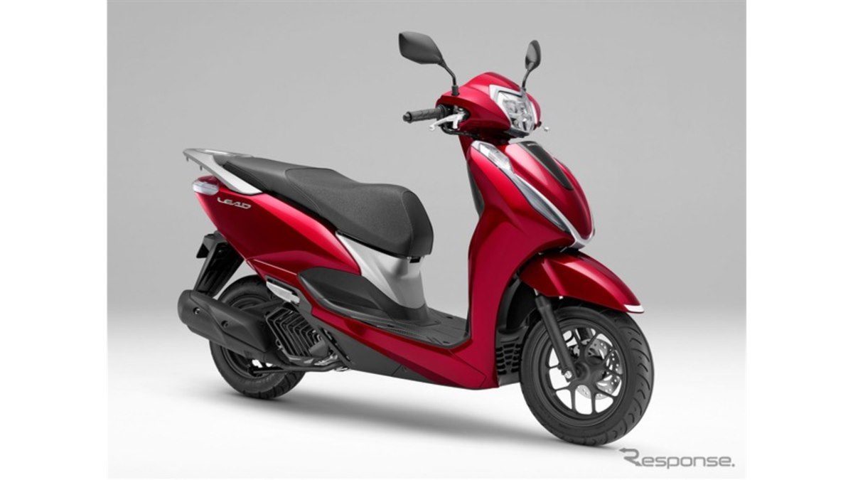 ホンダ『リード125』、キャンディーラスターレッドとバニラホワイトを