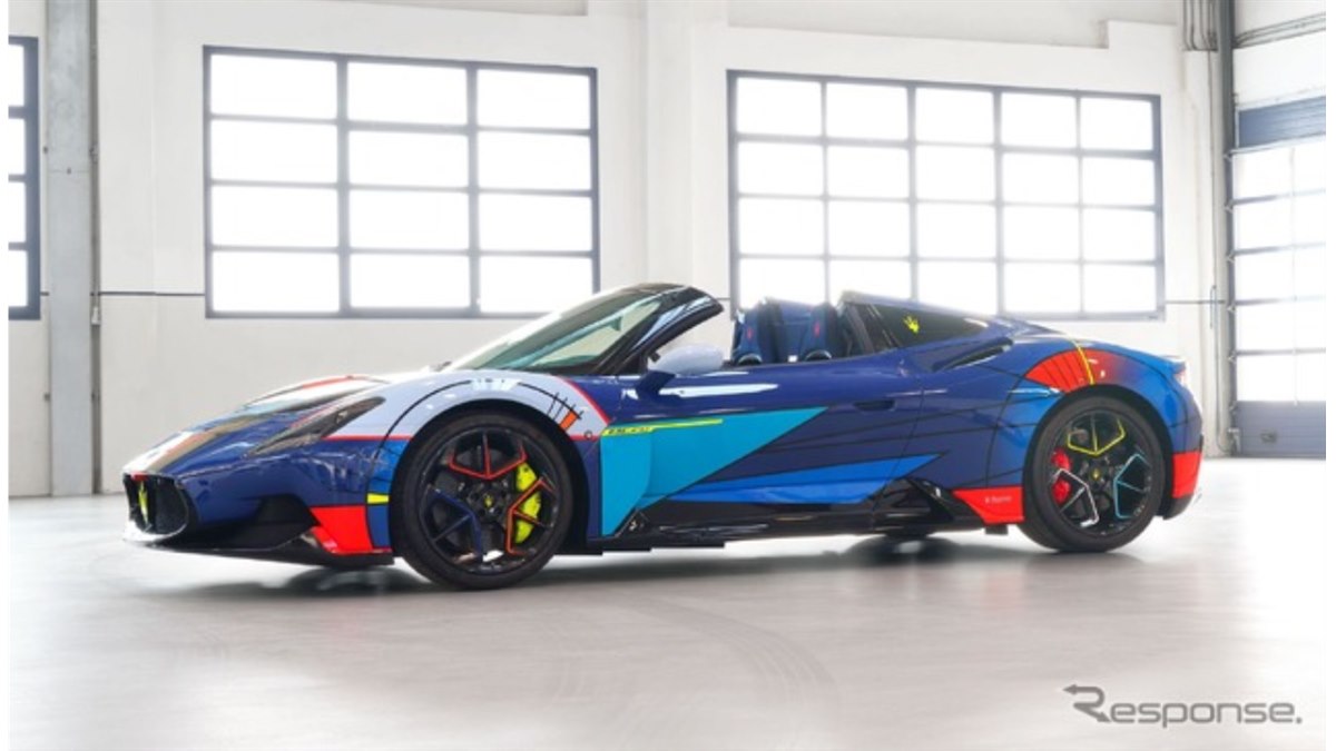 マセラティMC20チェロに「オペラ・ダルテ」、手描きのボディは「走る