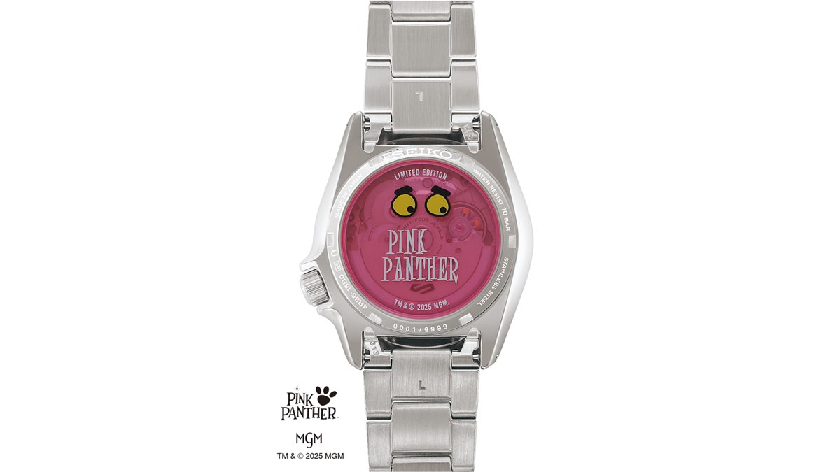 セイコー、ピンクパンサーとコラボした限定ウォッチ「SBSA321」 - 価格.com