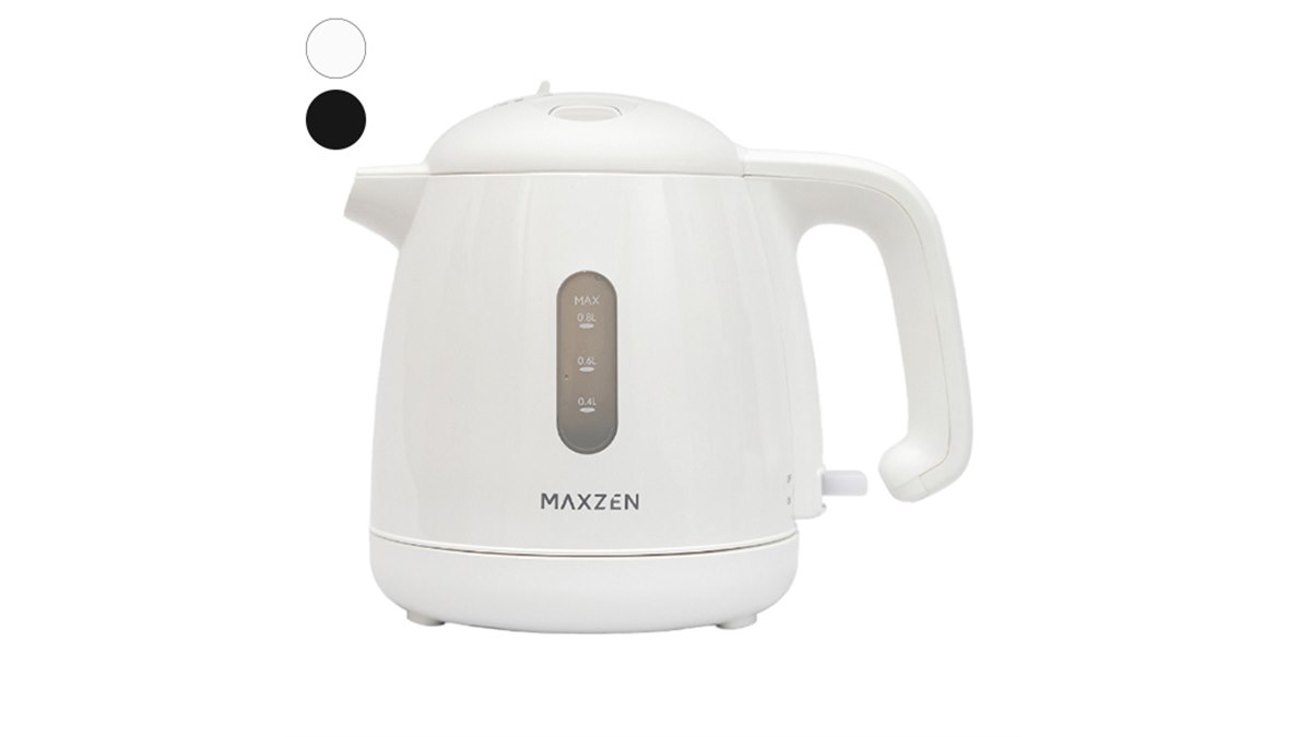 MAXZEN、安全面に配慮した電気ケトル「MKT08SR02/MKT10SR01」 - 価格.com