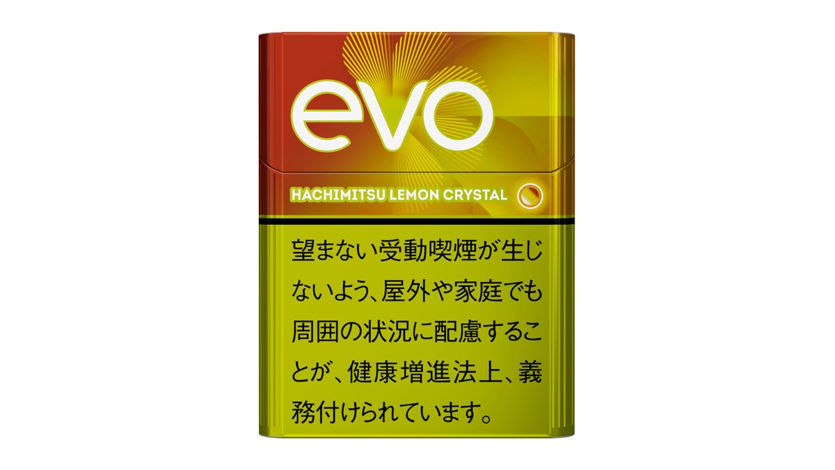 Ploom専用スティック「EVO」に「ハチミツ・レモン・クリスタル」を追加